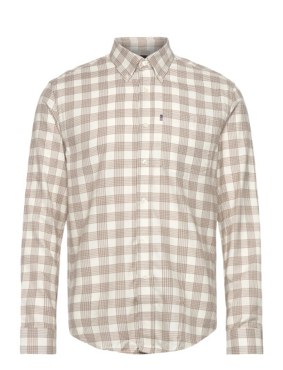 Lexington Clothing Casual Check Flannel B.d Shirt - Beige - S