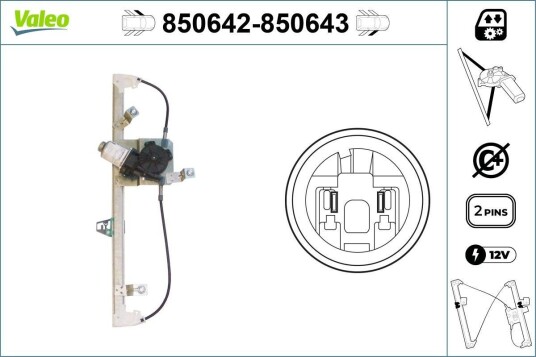 Vindusheis VALEO 850643