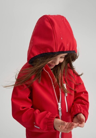 Reima Vantti Softshell Jacket Kids Tomato Red Tomato Red 80 Reima Vantti Softshell Jacket Kids Tomato Red Tomato Red 80