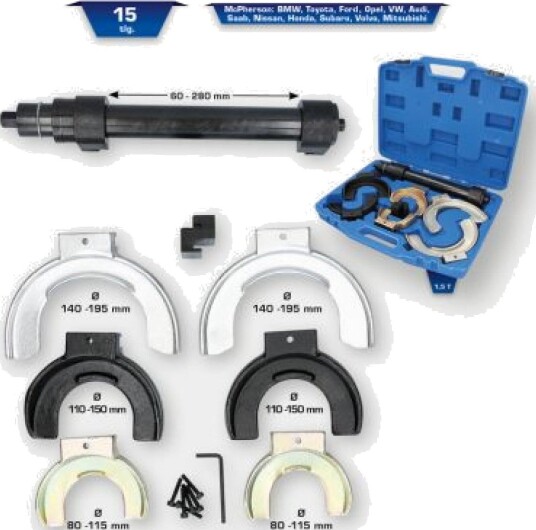 KS TOOLS BT651150 Fjærspenner, chassisfjær