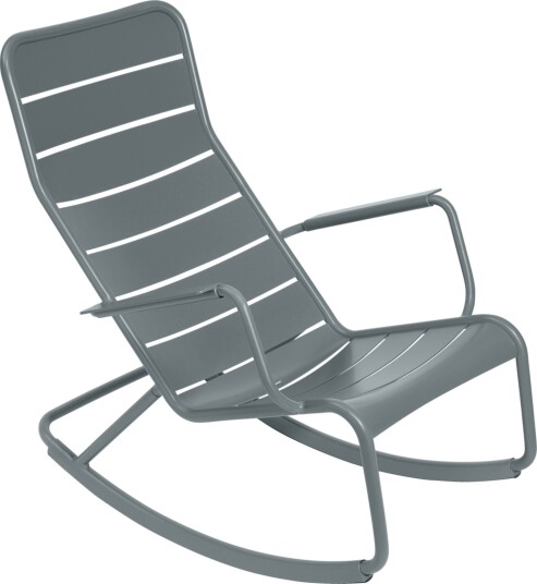 Fermob Luxembourg Rocking Chair Storm Grey 26 Utendørs Lenestoler Frédéric Sofia Metall Fermob Luxembourg Rocking Chair Storm Grey 26 Utendørs Lenestoler Frédéric Sofia Metall