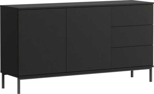 Querty Skapkommode 150x80x41 cm Svart