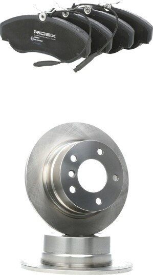 Bremseskiver og -klosser RIDEX 3405B2472