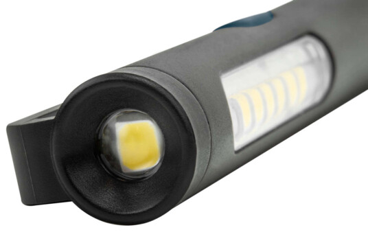 ANSMANN PL130B LED lommelykt - 130 lm, 16 m rekkevidde, 3W, 2xAAA batterier (inkludert) - Svart ANSMANN PL130B LED lommelykt - 130 lm, 16 m rekkevidde, 3W, 2xAAA batterier (inkludert) - Svart