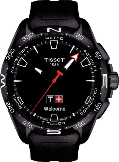 Tissot T-Touch Connect Solar T1214204705103 - Herre - 47 mm - Hybrid - Kvarts urverk - Safirglass Tissot T-Touch Connect Solar T1214204705103 - Herre - 47 mm - Hybrid - Kvarts urverk - Safirglass