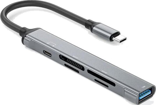 Nördic USB-C minnekortleser SD MicroSD MS M2 USB-C UHS-I Nördic USB-C minnekortleser SD MicroSD MS M2 USB-C UHS-I