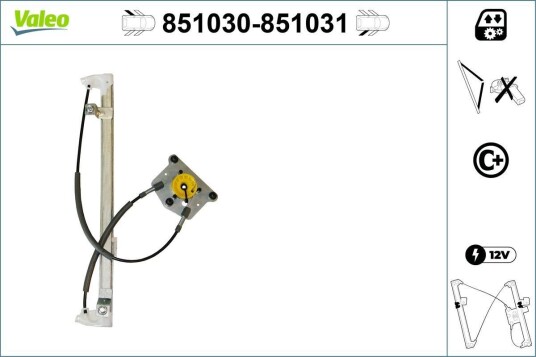 Vindusheis VALEO 851030