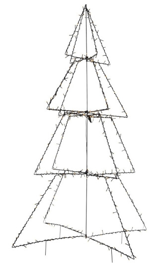 STAR TRADING DECORATIVE TREE FOLDY SVART 807-55