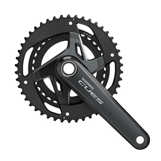 Shimano Cues U8000 2 Kranksett med kjedeskjerm 46 32T 170mm
