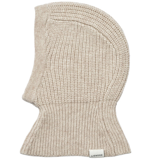 Liewood Balaclava Strikk Ull 1 lag Theodor Sandy Liewood 5 6 år 110 116 Balaclava enkel Hvit