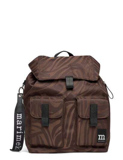 Everything Backpack Jokuraita Brown Marimekko BROWN, DARK BROWN ONE SIZE