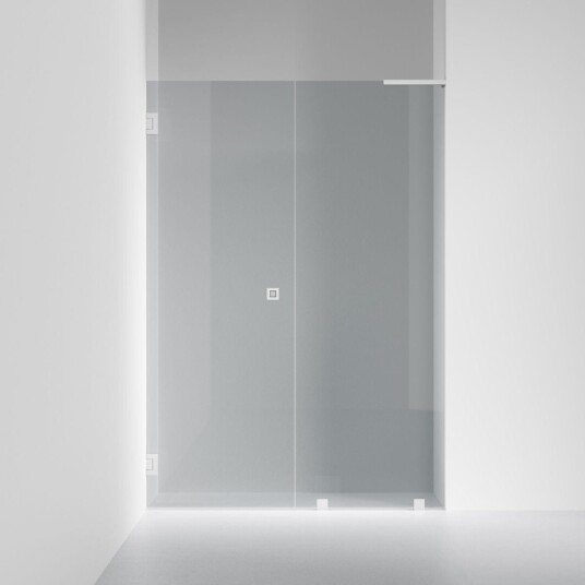 INR Iconic Nordic Rooms Dusjnisje ARC 4 Original Måltilpasset Brushed Stainless / Venstre Grått Glass