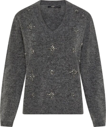 Seventy Dame Strikkevarer Grå XS, Seventy Dame Strikkevarer Grå XS,
