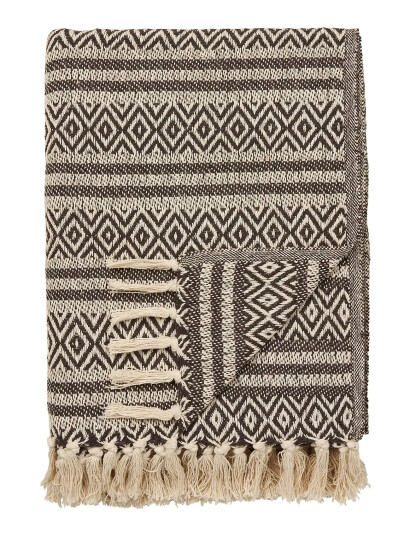 House Nordic Inga - Plaid, Brown, 130X180 Cm - Brown - 180X130X CM