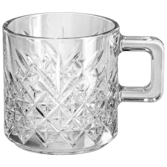 Pasabahçe Krus Timeless; 19.5cl, 8x7.8 cm ØxH; Transparent; 2 Stykk / Forpakning Pasabahçe Krus Timeless; 19.5cl, 8x7.8 cm ØxH; Transparent; 2 Stykk / Forpakning