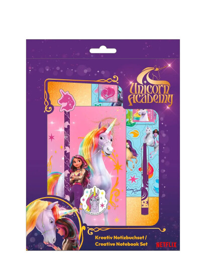Einhorn Unicorn Academy Creative Notebook Set - Multi/patterned - ONE SIZE