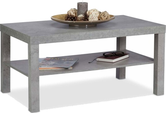 Salongbord i betonglook