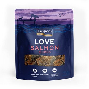 Fish4Dogs Godbiter Hund Laks Cubes 85 Gram