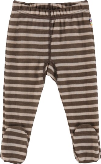 Joha Leggings m. Fot   Ull   Mørkebrun   Joha   50   Leggings Beige