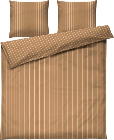Juna Soft sengesett 200x220 cm karamell/offwhite