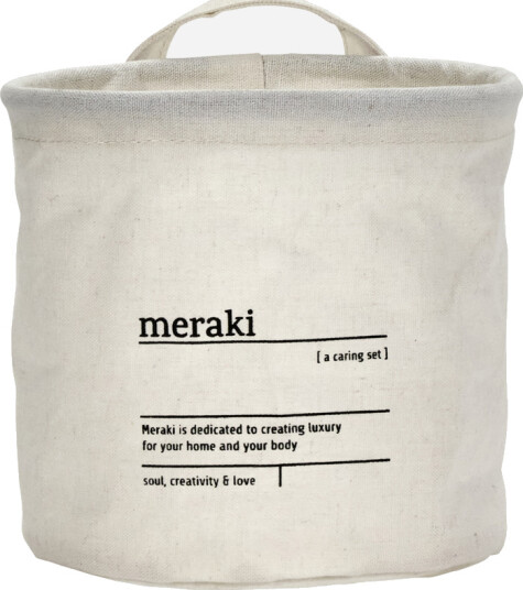 Meraki Storage Basket Caring White Meraki Storage Basket Caring White