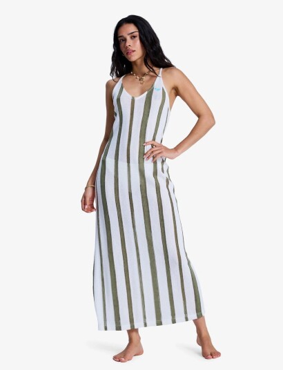 Roxy Nalu Sunset Dress Khaki green S