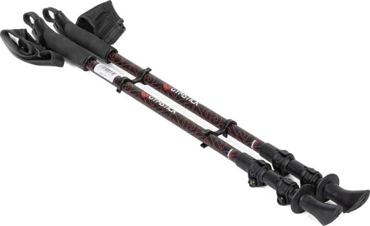 Gymstick Turstaver Telescopic Walker Svart
