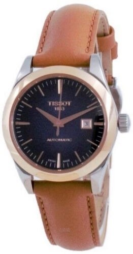 Tissot Dameklokke T930.007.46.041.00 T Gold Blå/Lær Ø29 mm