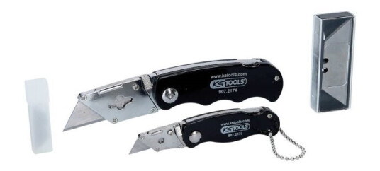 Ks Tools Foldeknivsett 2 deler i Metall