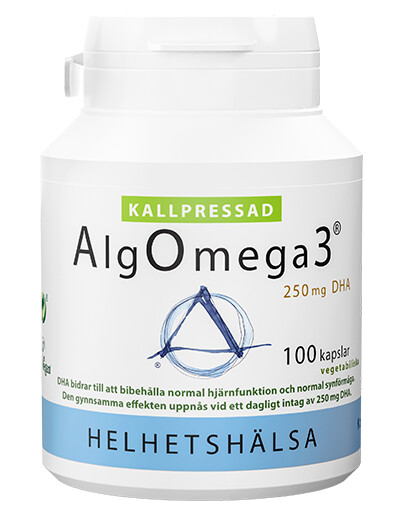 AlgOmega3® Kallpressad, 100 kapslar AlgOmega3® Kallpressad, 100 kapslar