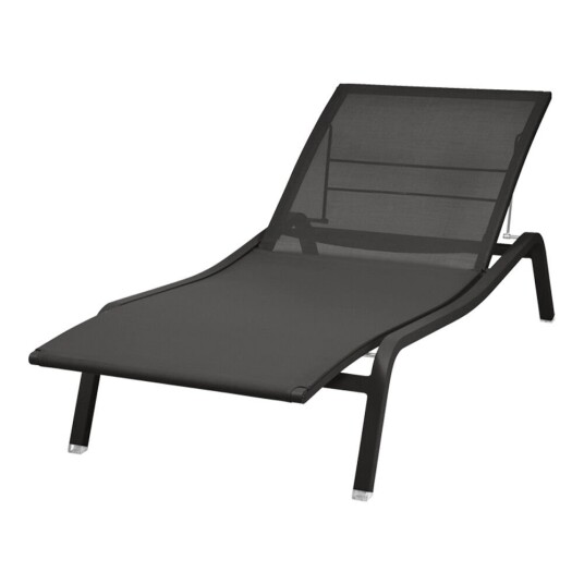 Fermob Alize Sunlounger Liquorice 42