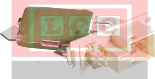 Motstand, kupévifte LCC TR1116