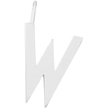 Design Letters Archetype Charm 16 mm Silver A-Z W