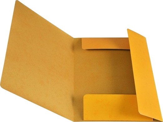 Elastikmappe Bnt Bnt/Office Gul 210X297mm Karton/Elastik 48 Stk.