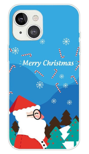 INCOVER iPhone 14 TPU Plast Jul Deksel - Julenissen med Briller