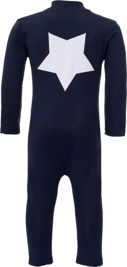 Petit Crabe Badedrakt Lou Navy Petit Crabe 0 1 år 50 80 Badetøy Blå
