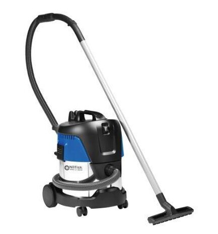 Nilfisk Aero 21-01 PC Inox Grovstøvsuger 1250 W med Push&Clean Filter