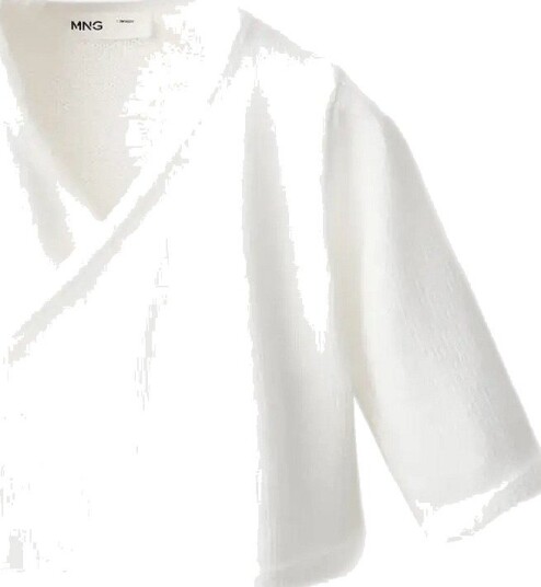 Mango Double Breasted Cardigan NATURAL WHITE 0 1M Mango Double Breasted Cardigan NATURAL WHITE 0 1M