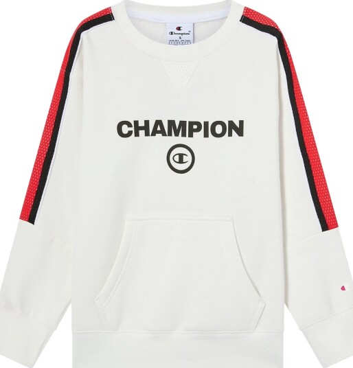 Champion Collegegenser Ivory White Champion 15 16 år 170 176 Collegegenser Hvit