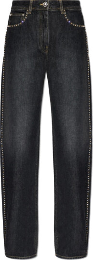Versace Dame Jeans Svart W27,