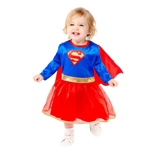 Amscan EU Supergirl Baby Karnevalskostyme 6–12 måneder Amscan EU Supergirl Baby Karnevalskostyme 6–12 måneder