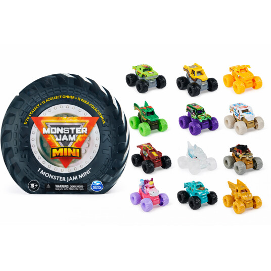 Monster Jam Overraskelsesbil 1:87 Mini Monstertruck