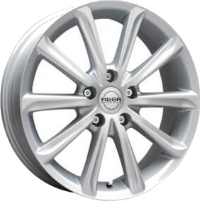 Mega Wheels Virgo Silver 6.5x16 5/112 ET47 B57.1