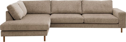 Scandi Dyp 4 seters sofa med sjeselong venstre i fløyel Scandi Dyp 4 seters sofa med sjeselong venstre i fløyel