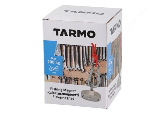 Tarmo Fiskemagnet med 10m tau og karabinkrok