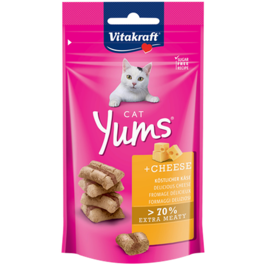 Cat Yums Med Ost 9 X 40 G Katt Helse Og Pels Hygiene Godbiter Vitakraft