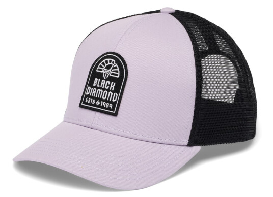 Black Diamond Men"s Trucker Hat Soft Lilac-blk-blk Cam Patch One Size