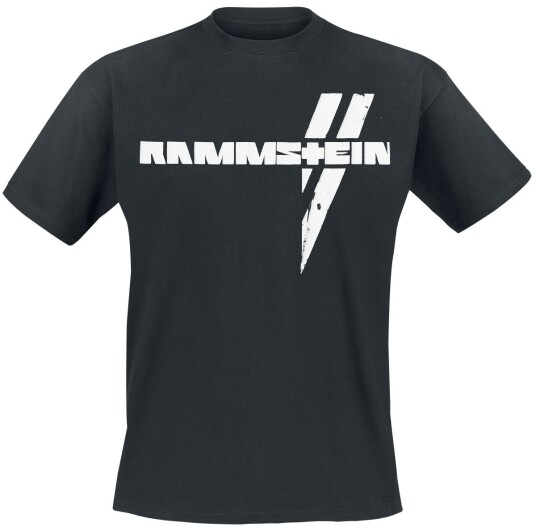 Rammstein T-skjorte Weiße Balken S til 5XL Herrer svart Rammstein T-skjorte Weiße Balken S til 5XL Herrer svart