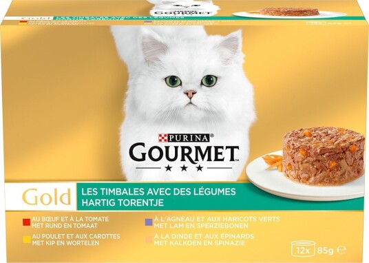 Gourmet Våtfôr Jumbopakke Gold Raffinert Ragout + Grønnsaker Kylling Kalkun Lam Okse 96 X 85 G Gourmet Våtfôr Jumbopakke Gold Raffinert Ragout + Grønnsaker Kylling Kalkun Lam Okse 96 X 85 G