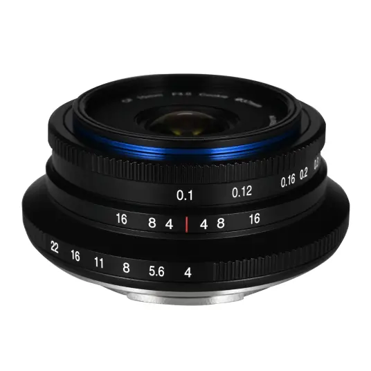 Laowa 10mm f/4 Cookie Black For Fuji X. APS-C. Sort